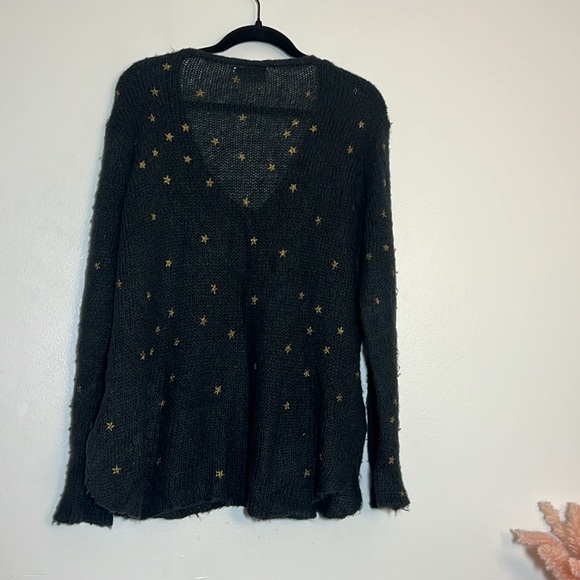 Wooden Ships Paola Buendaia Mohair Wool Falling Stars Knit Sweater M/L - Picture 3 of 4